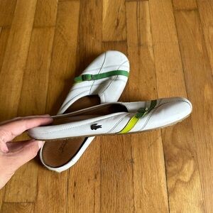 Lacoste Thea Mules Size 8 1/2 AS IS